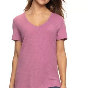 NWT Felina Women's Cozy Everyday Short Sleeve V-Neck T Shirt Size M $35 2B181
